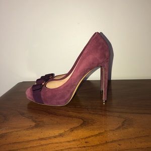 Salvatore Ferragamo Rilly Suede Pumps